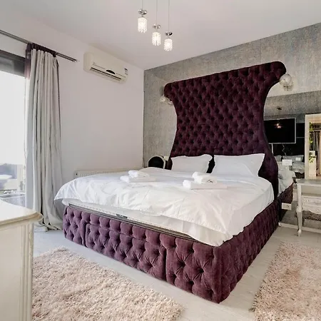 アパート Downtown Floreasca Penthouse W Jacuzzi&terrace