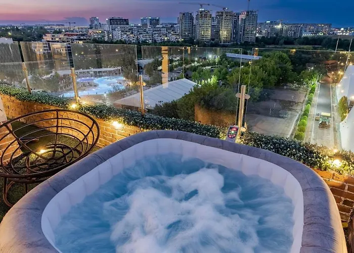 Apartament Downtown Floreasca Penthouse W Jacuzzi&terrace Bucureşti