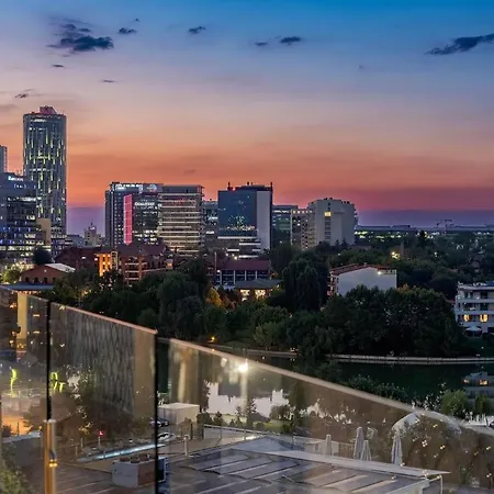 Downtown Floreasca Penthouse W Jacuzzi&terrace *