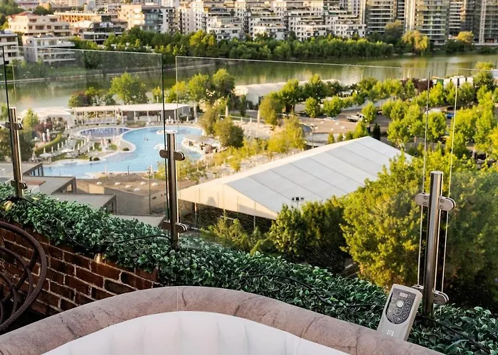 Downtown Floreasca Penthouse W Jacuzzi&terrace *